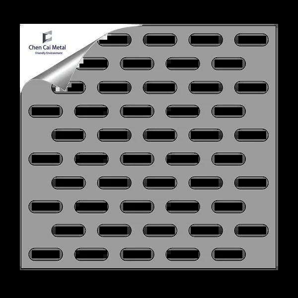 Durable Slot Hole Perforated Sheet - Custom Slotted Metal
