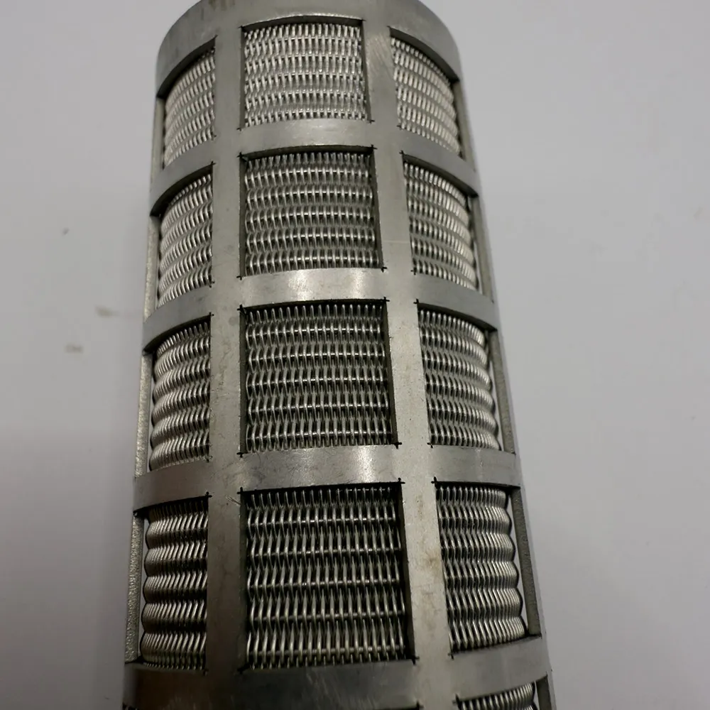 black expanded metal mesh